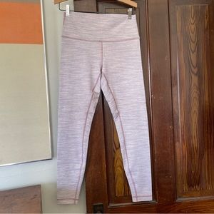 lululemon athletica Light Pink Heathered Leggings